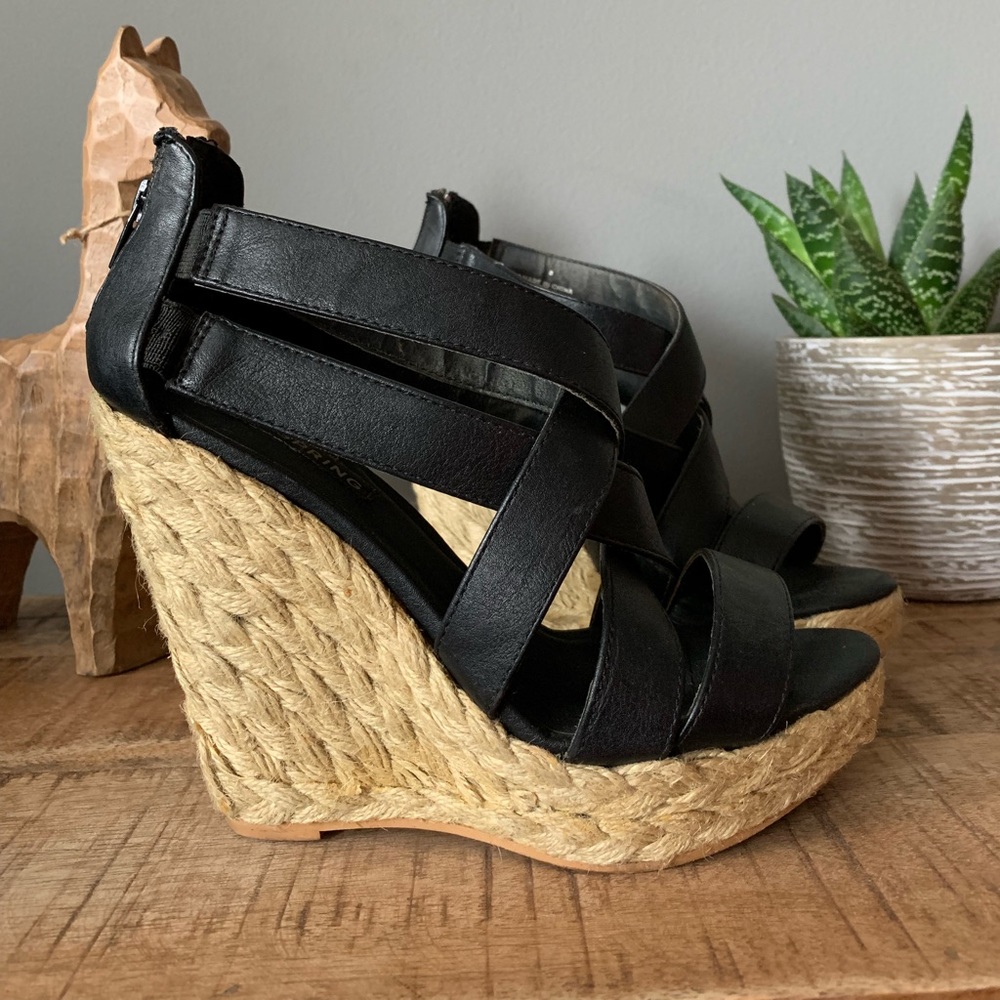Call it Spring wedge sandals